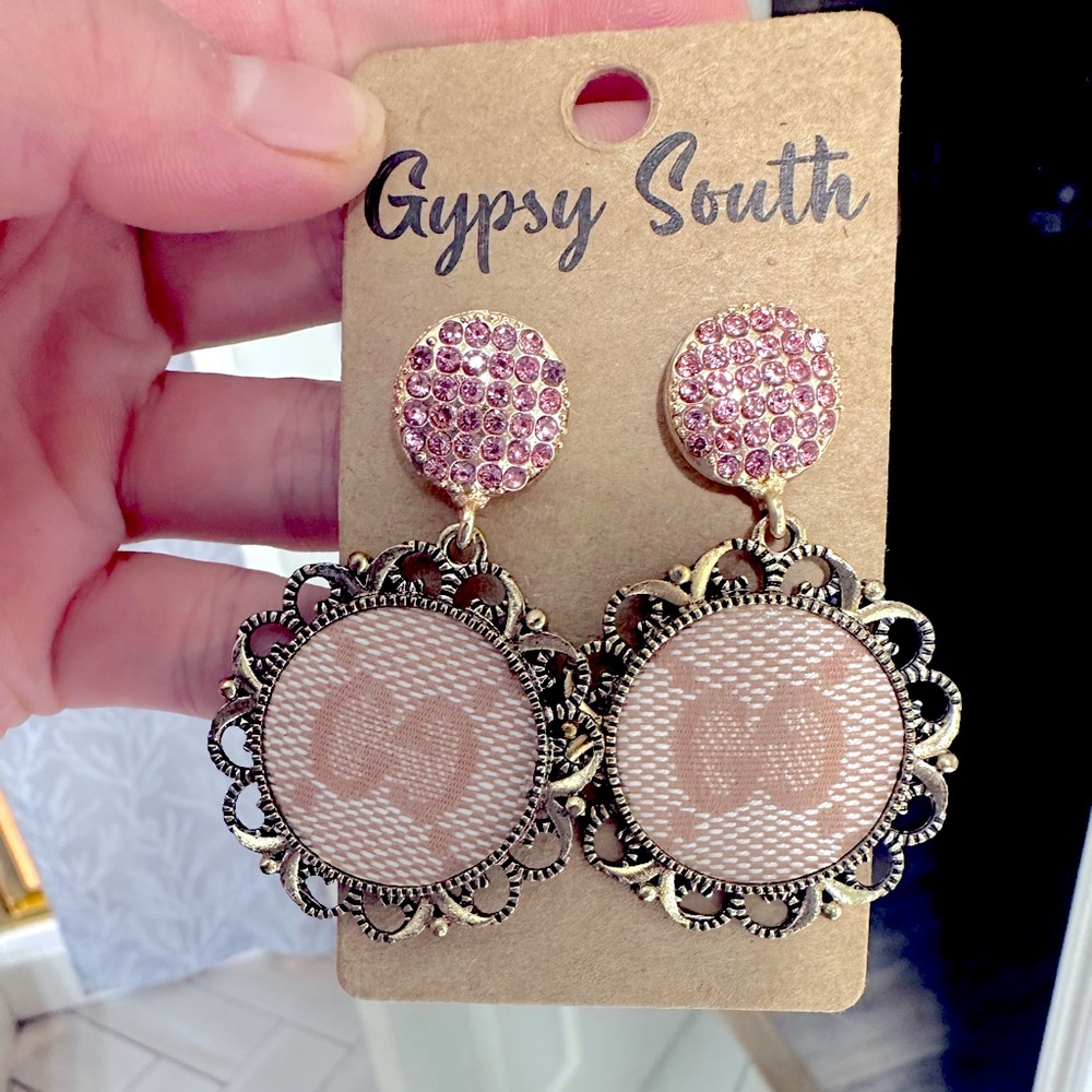 Upcycled Gucci earrings